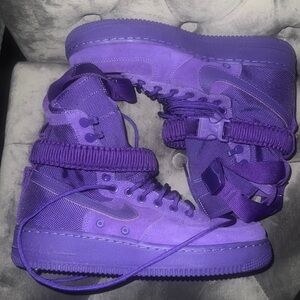 Purple Nike SF AIR FORCE 1 high